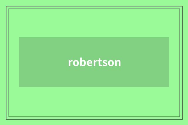 robertson