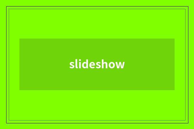 slideshow