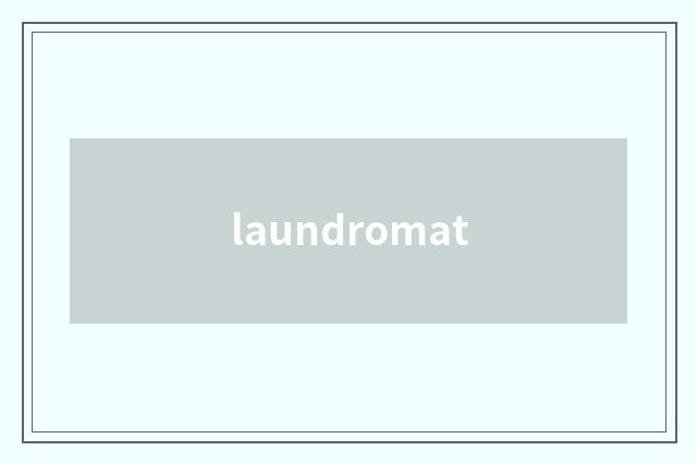 laundromat