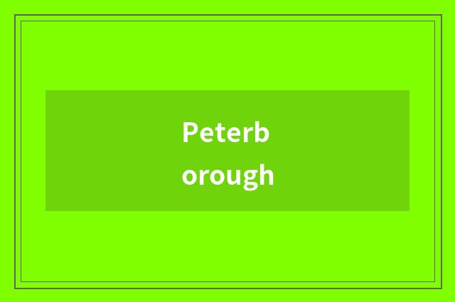 Peterborough