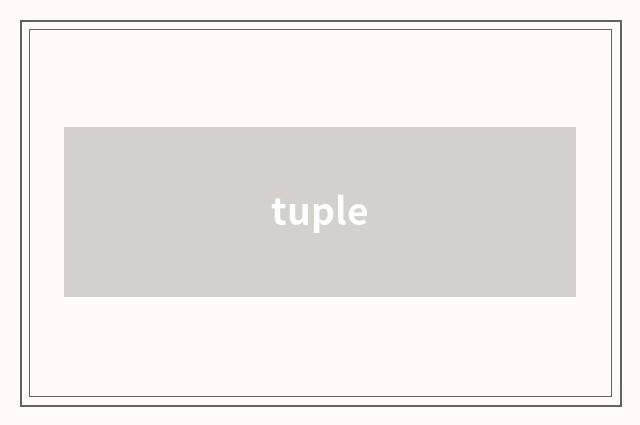 tuple