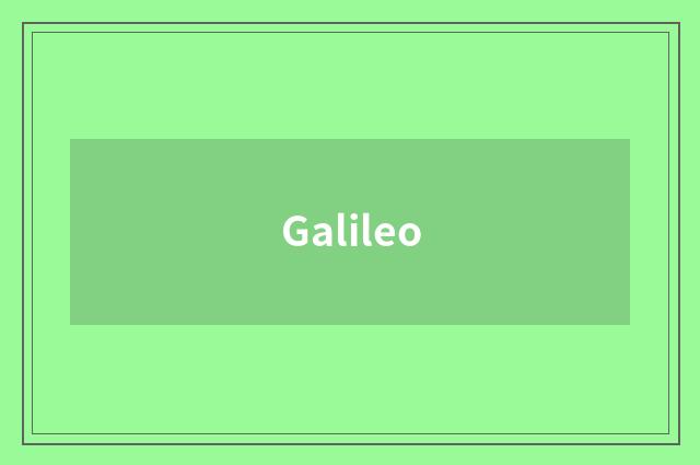Galileo
