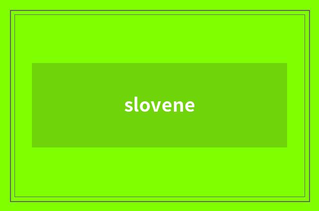 slovene