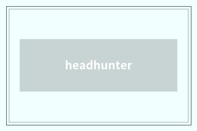 headhunter