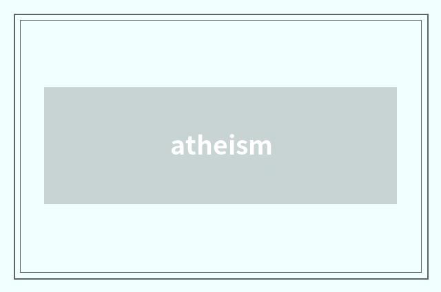 atheism
