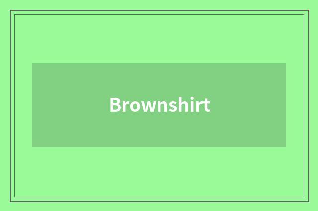 Brownshirt