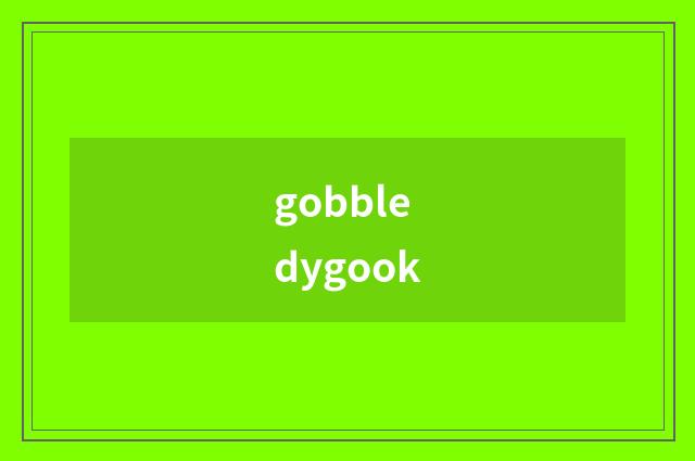 gobbledygook
