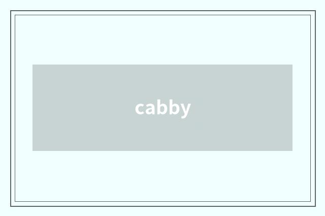 cabby