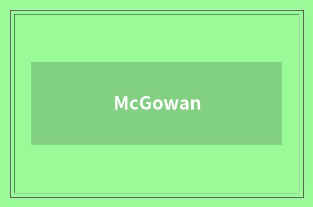 McGowan