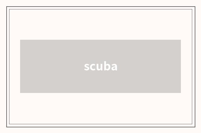 scuba