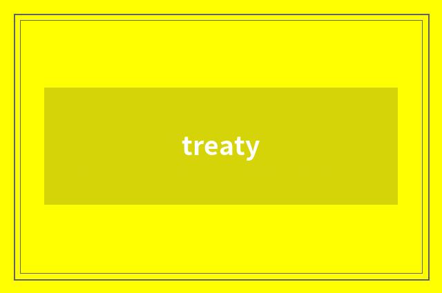 treaty