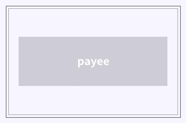 payee