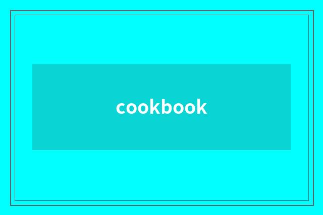 cookbook
