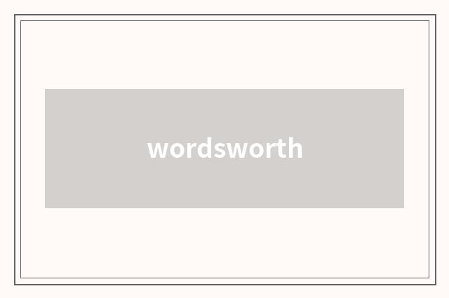 wordsworth