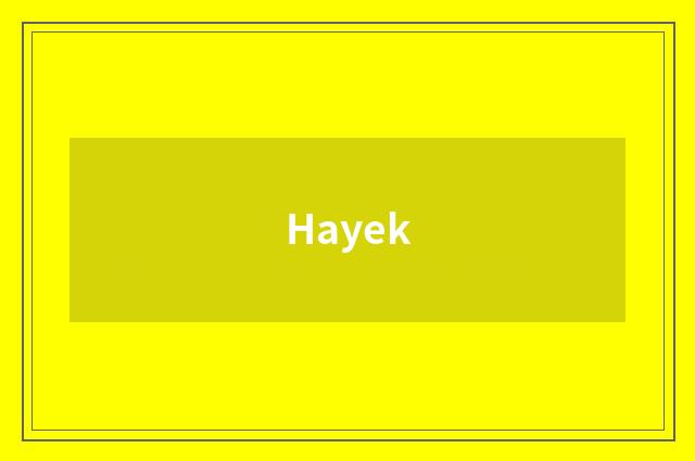 Hayek