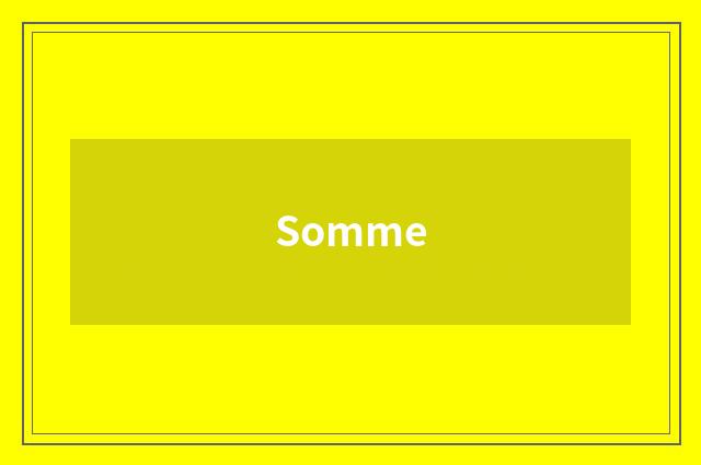 Somme