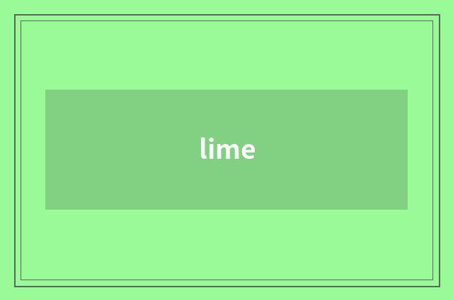lime