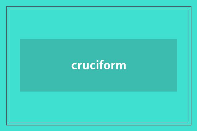 cruciform