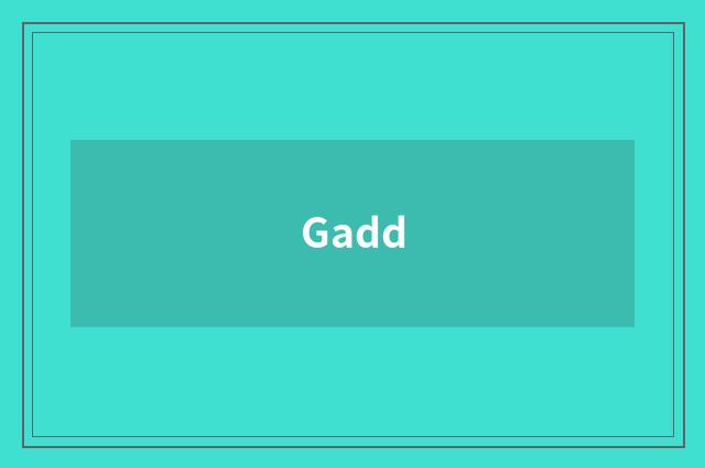 Gadd