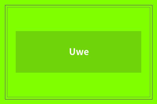 Uwe
