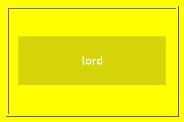 lord