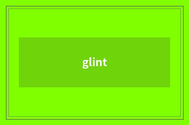 glint
