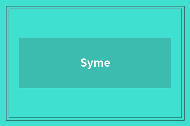 Syme