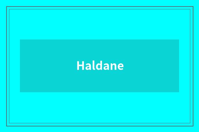 Haldane