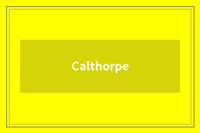 Calthorpe