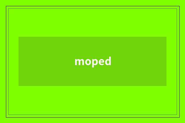 moped