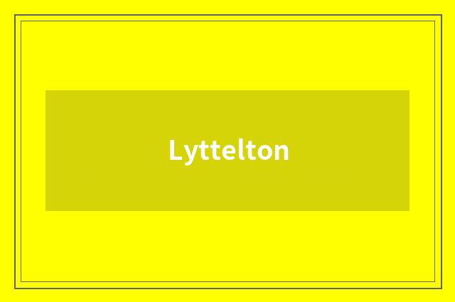 Lyttelton