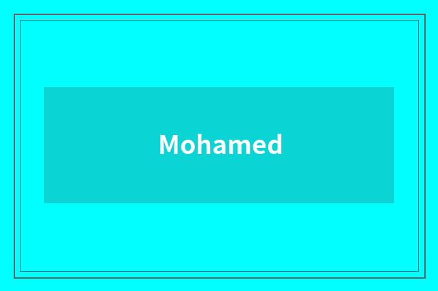Mohamed