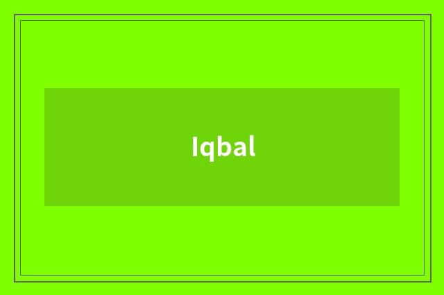 Iqbal