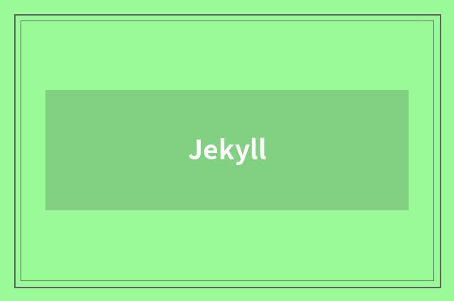 Jekyll