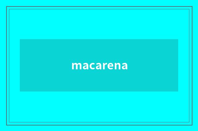 macarena