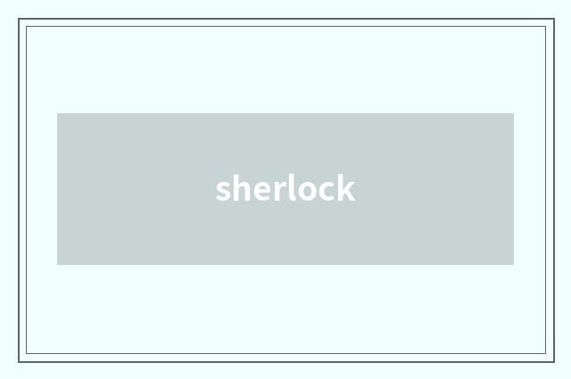 sherlock