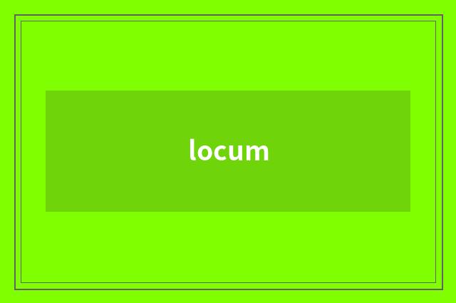 locum