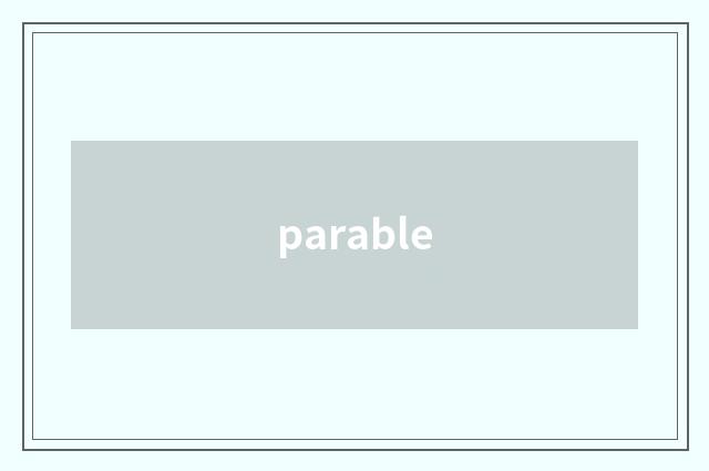 parable