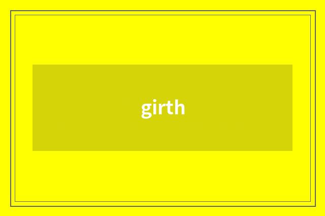 girth