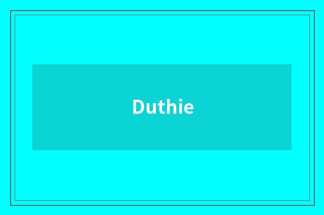 Duthie