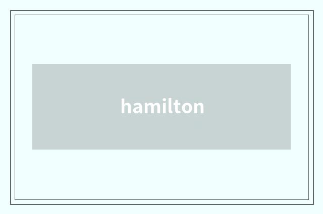 hamilton