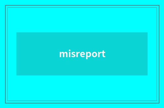 misreport