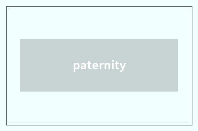 paternity
