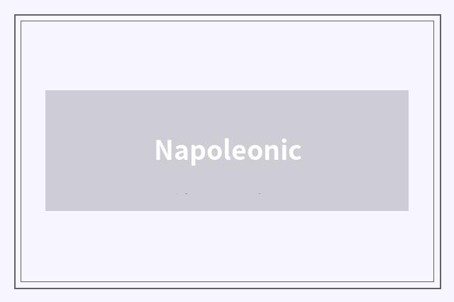 Napoleonic