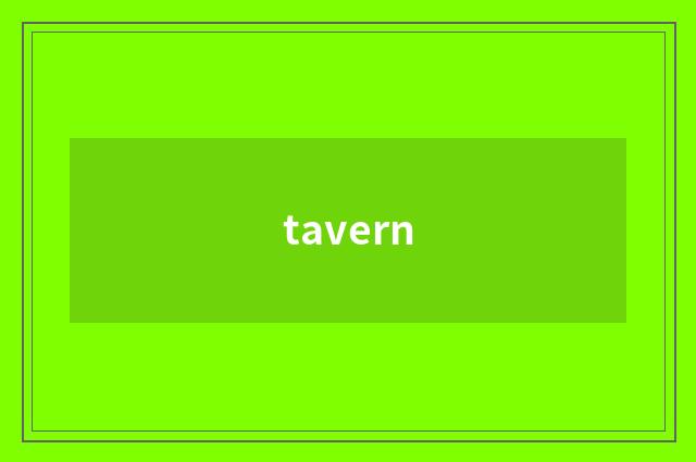 tavern