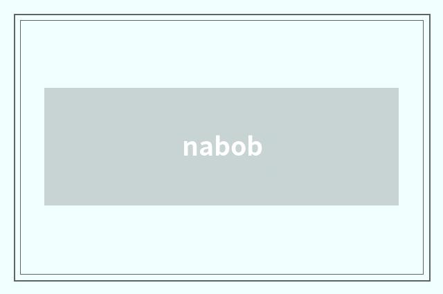 nabob
