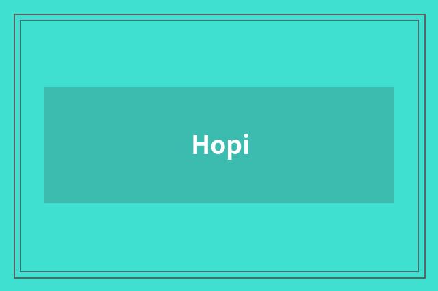 Hopi
