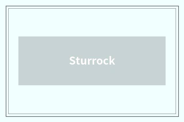 Sturrock