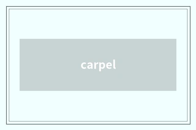 carpel