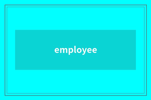 employee